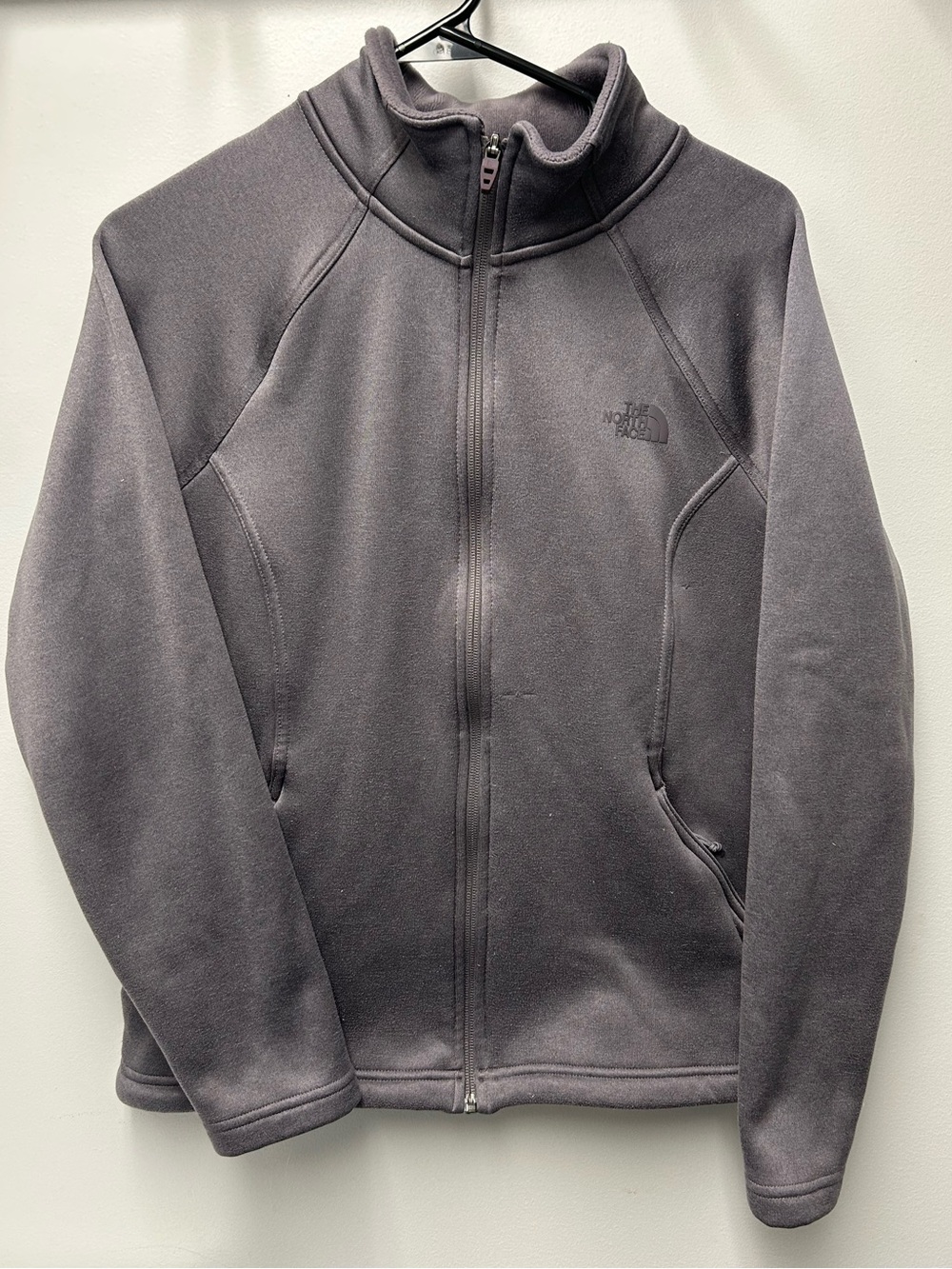 The North Face Women's Charcoal Gray Full-Zip Fleece Jacket